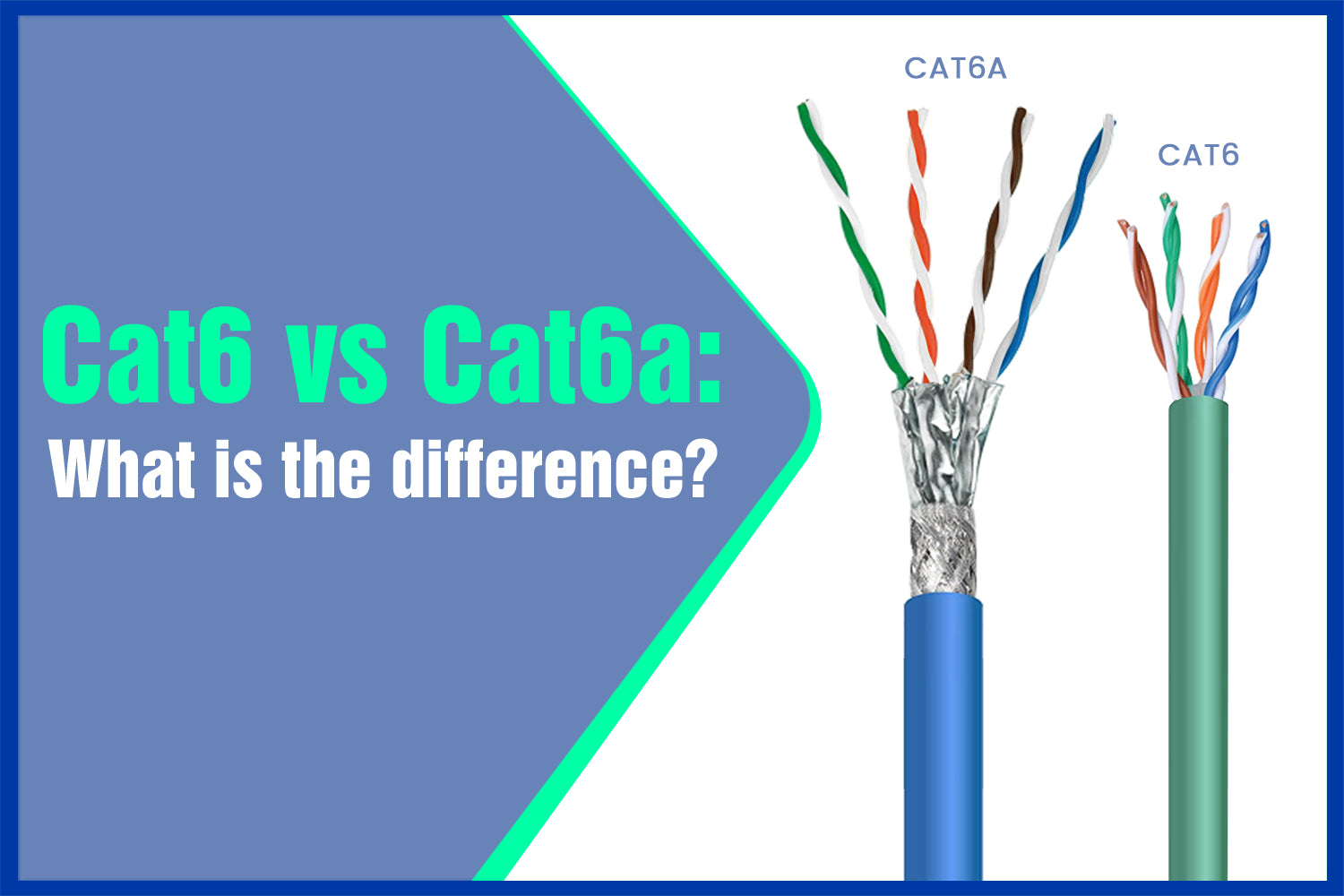 What are the differences between CAT6, CAT6e, and CAT6A? 