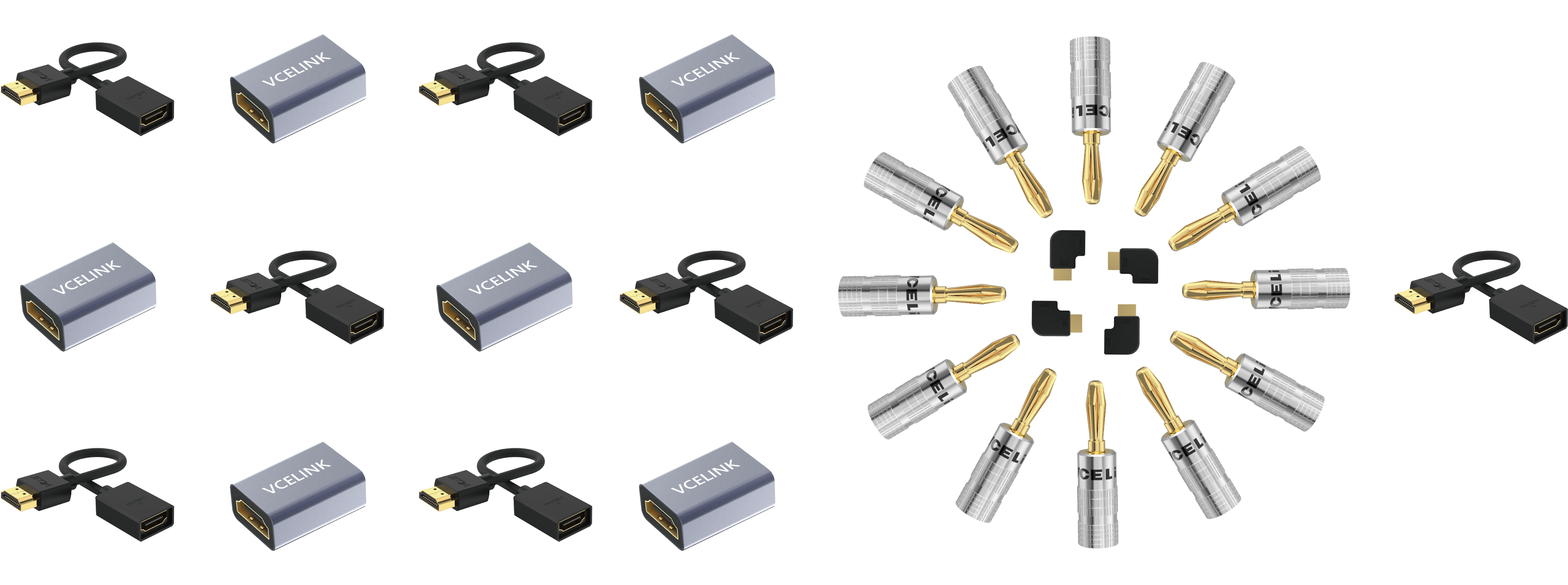 Euroconnex Adaptateur Péritel Vers RCA + VHS 2119E Argenté