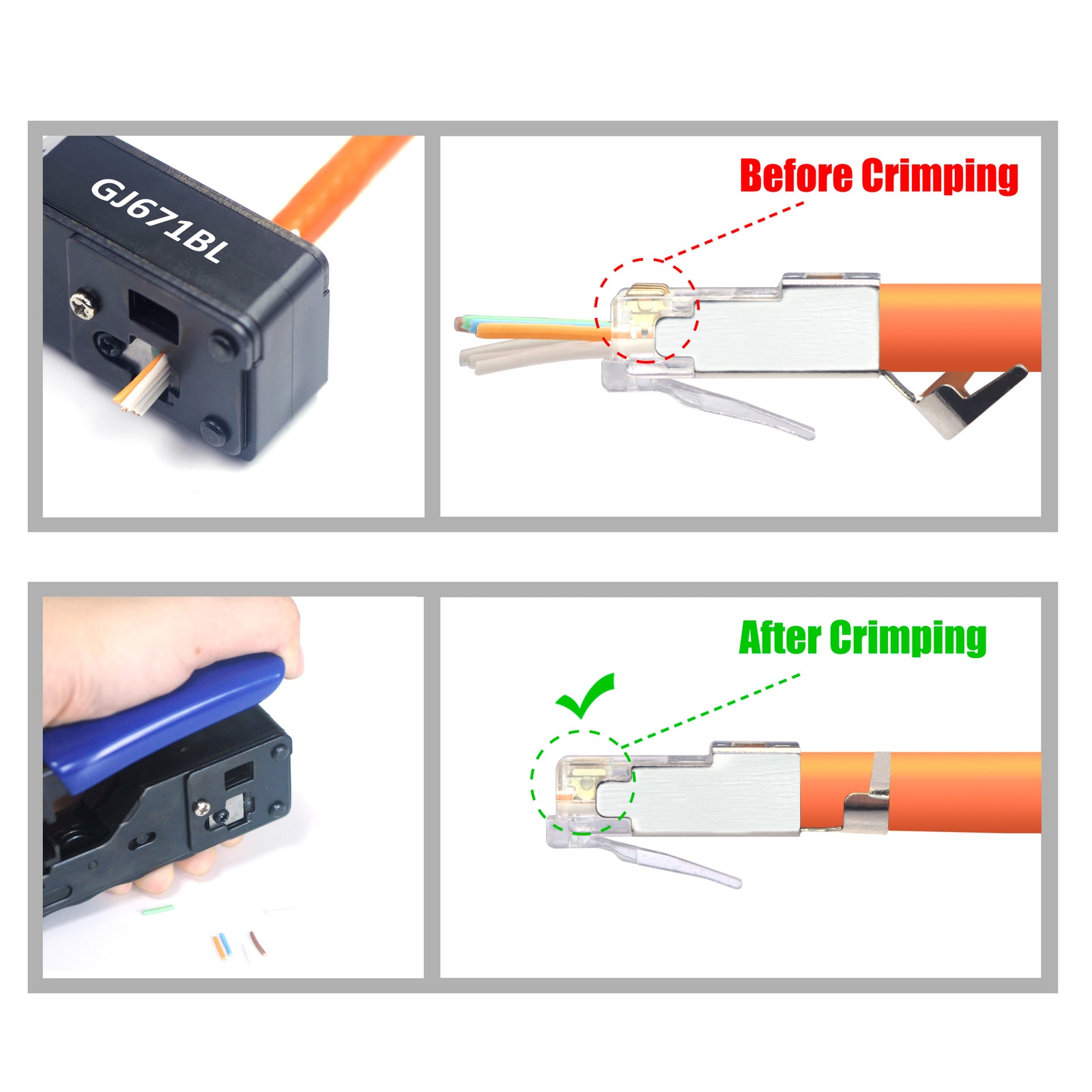 Câbles réseau GENERIQUE Cable Ethernet Plat Blinde Noir CAT7 RJ45