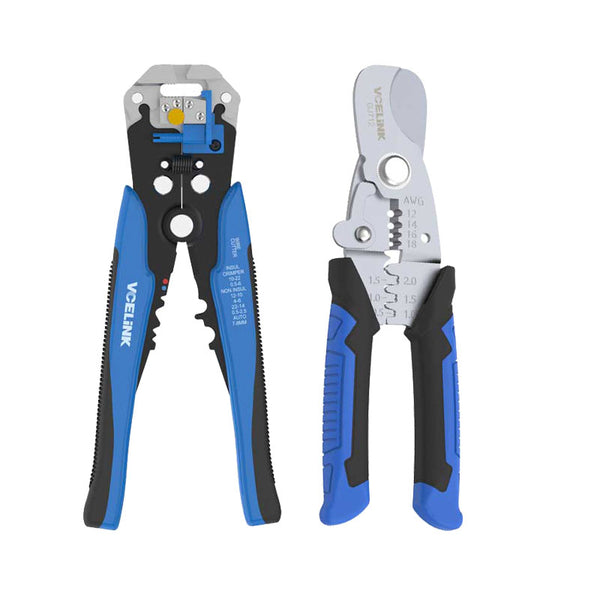 Highshion crimping pliers wire Stripper, crimping pliers Terminals Tools  Kit 3 tools and 690pcs,Wire Splicer Cable Stripper Wire Connectors  Kit,Quick