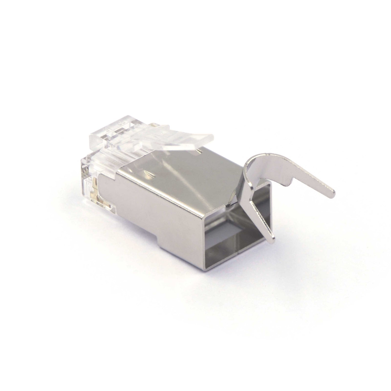 Crystal Cat7 Cat6a Cat6 RJ45 connector Cat 7 Cable network connector rj45  plug metal shielded RJ45