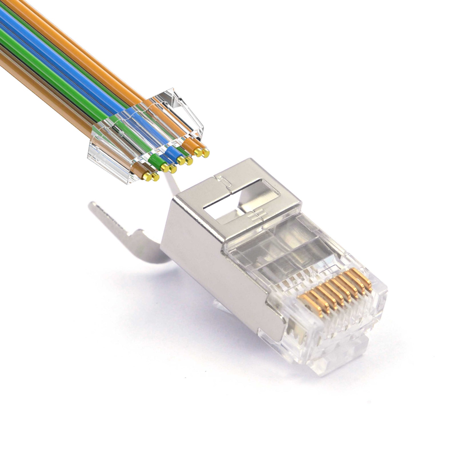 Cat7 network cable, RJ45 connectors