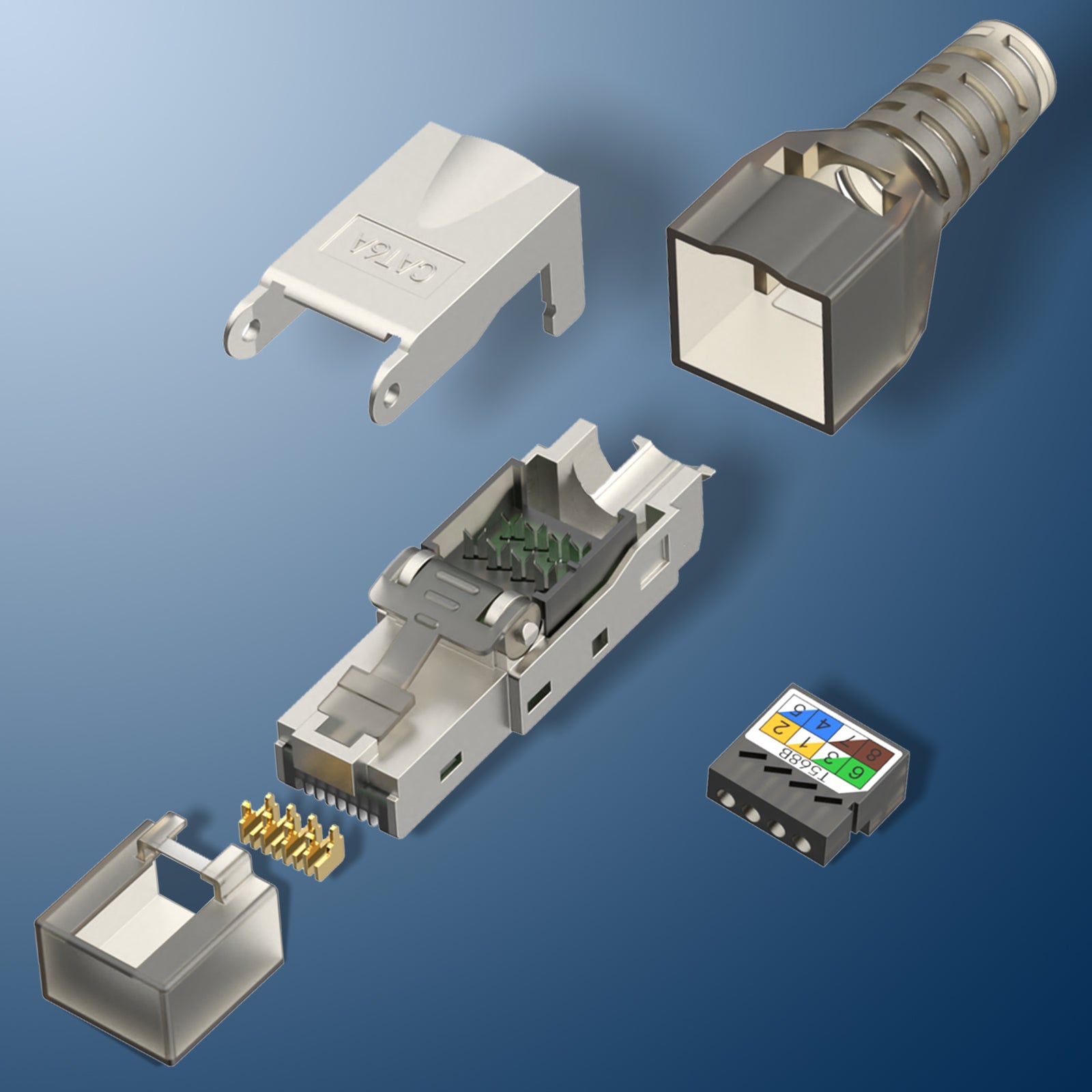 Toolless RJ45 Cat6a Connector VCELINK