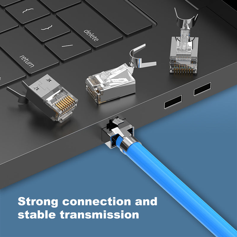 Cat6 Shielded RJ45 Connectors Short Body VCELINK